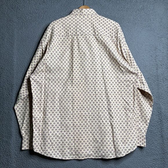 The Old Frontier Clothing Co Shirt Long Sleeve 1/2 Button Up Men's 2XL USA Made - Picture 4 of 11